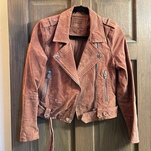 BlankNYC Suede Moto Jacket